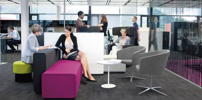 Espace collaboratif lounge