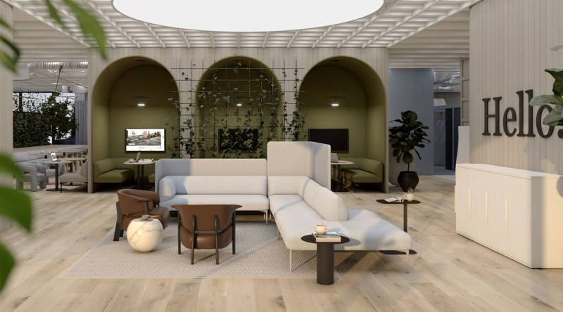 Zone de détente en entreprise favorisant la récupération et la qualité de vie au travail à Aix-en-Provence