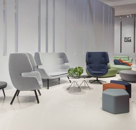 Collection Moai, Softline - Fauteuils et canapés acoustiques